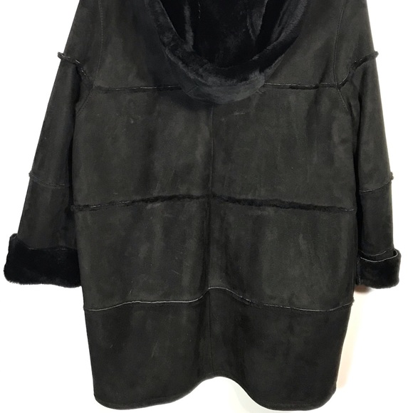 Hooded Sheepskin Coat by Garber Furs, Chicago - Picture 2 of 5